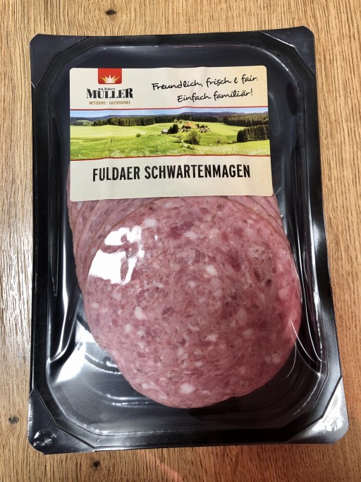 Fuldaer Schwartemagen 100g geschnitten