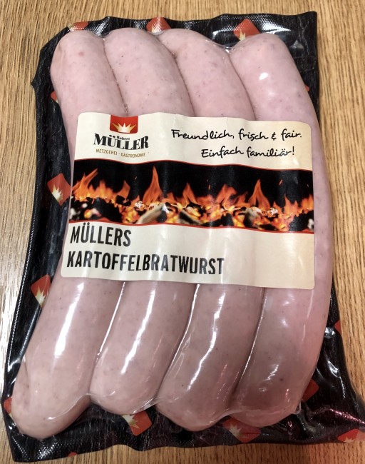 Müllers Kartoffelbratwurst 4 Stück vac.