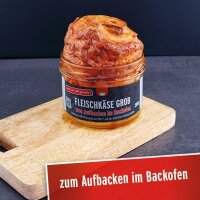 Fleischkäse grob im Glas zum Aufbacken