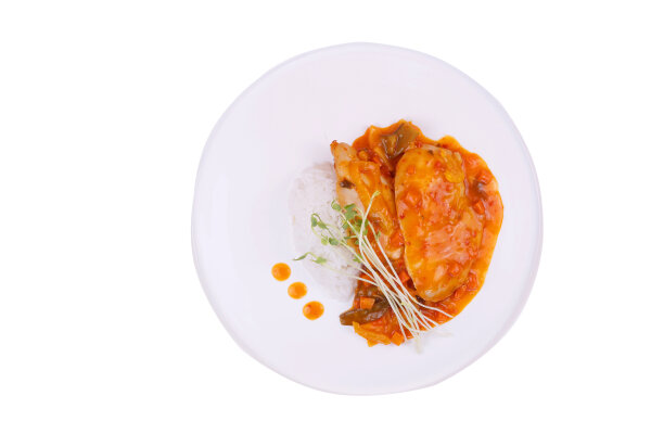 Hähnchenbrustfilet in Piri-Piri-Sauce