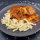 Hacksteak in Paprikasauce