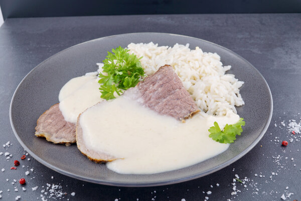 Rindfleisch in Meerrettichsauce