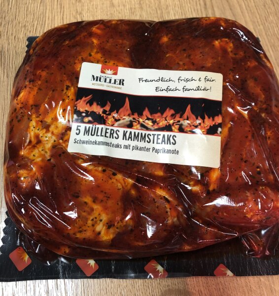 Müllers Kammsteaks 5 Stück