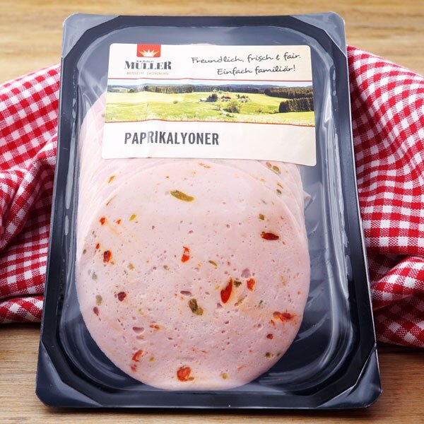 Paprikalyoner 120g geschnitten